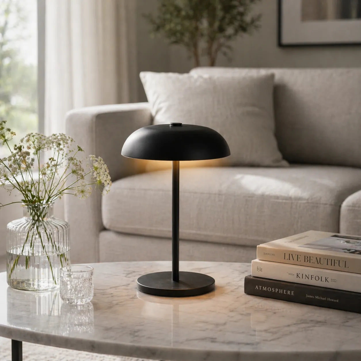 Fauna | Cordless Mushroom Table Lamp