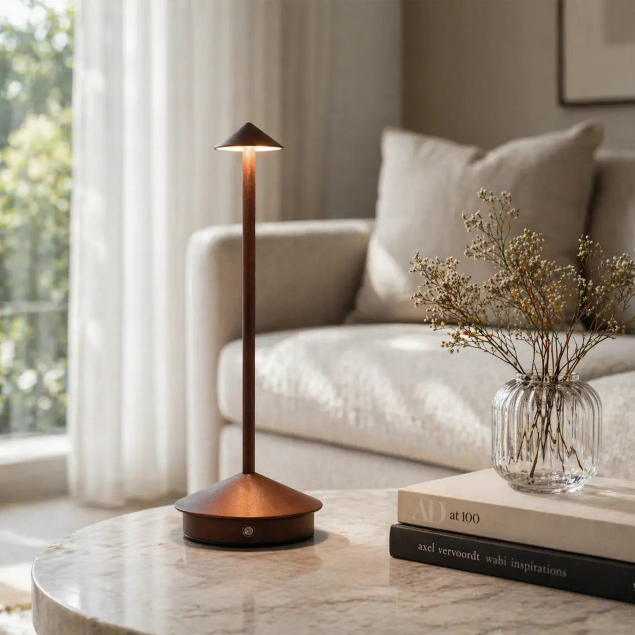 Faro | Cone Rechargeable Table Lamp