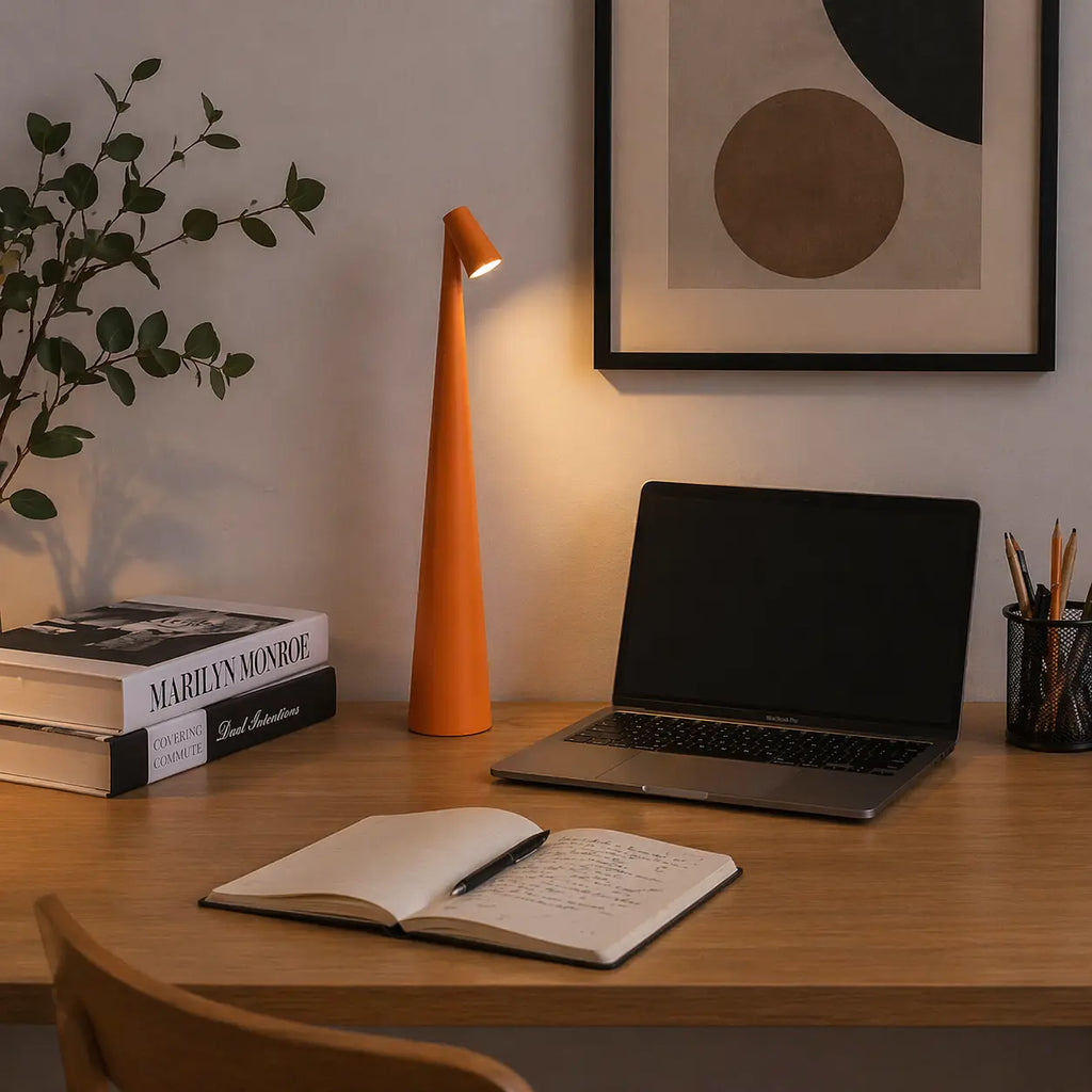 Celo | Minimalist Cone Desk Lamp