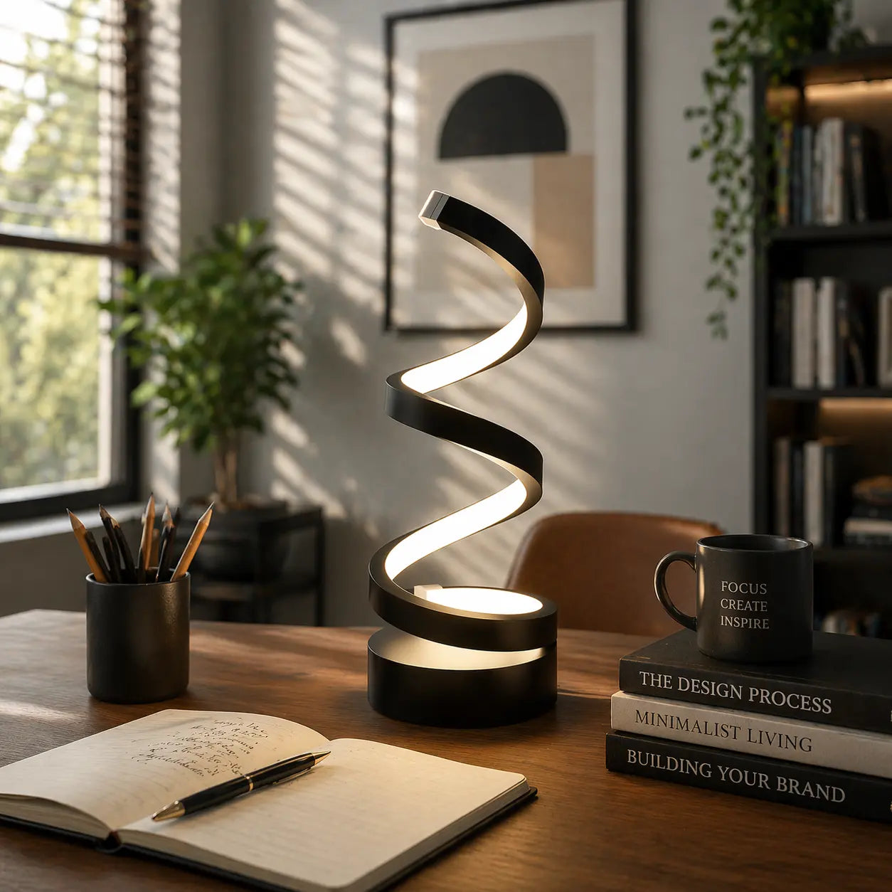 Nova | Spiral LED Table Lamp