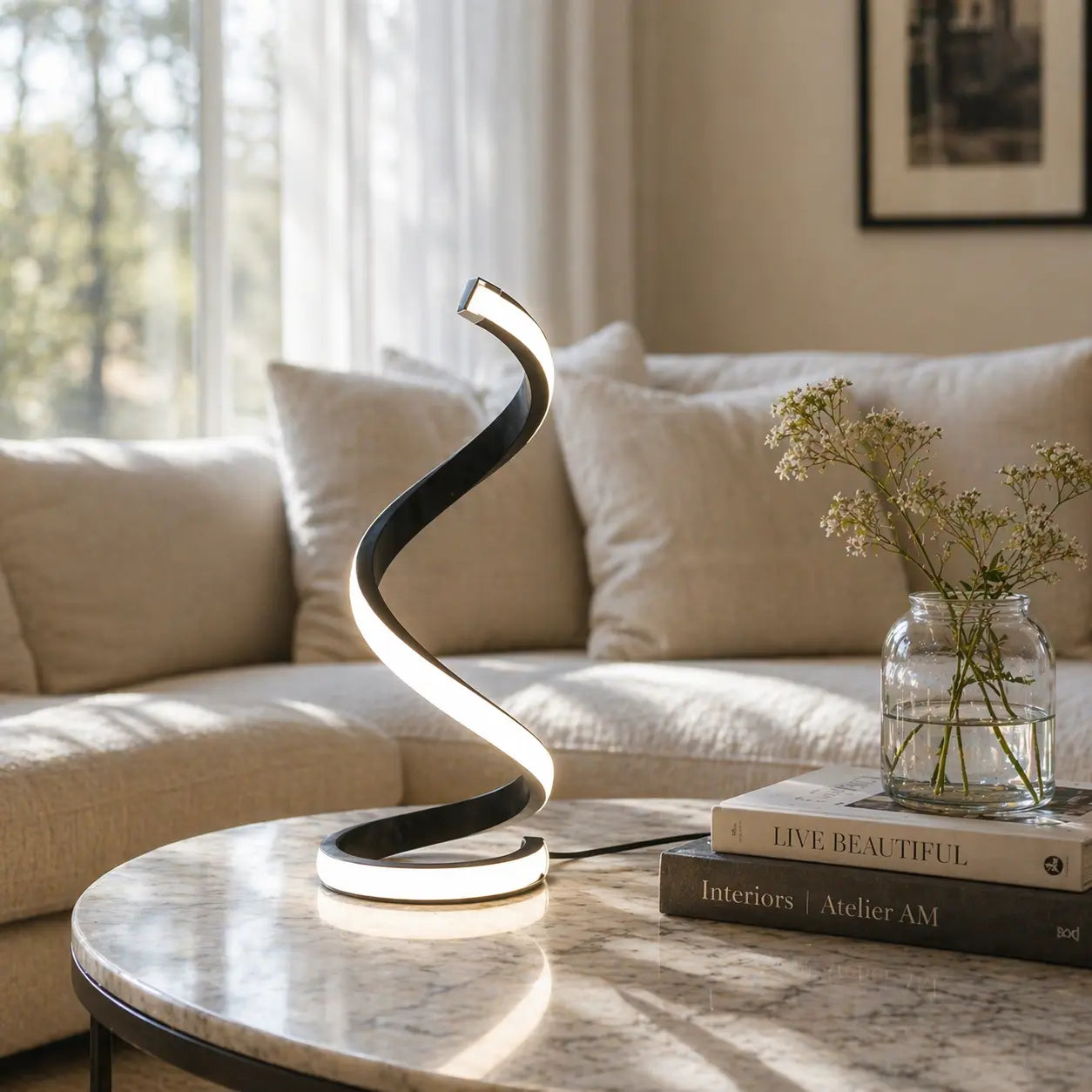 Nova | Spiral LED Table Lamp