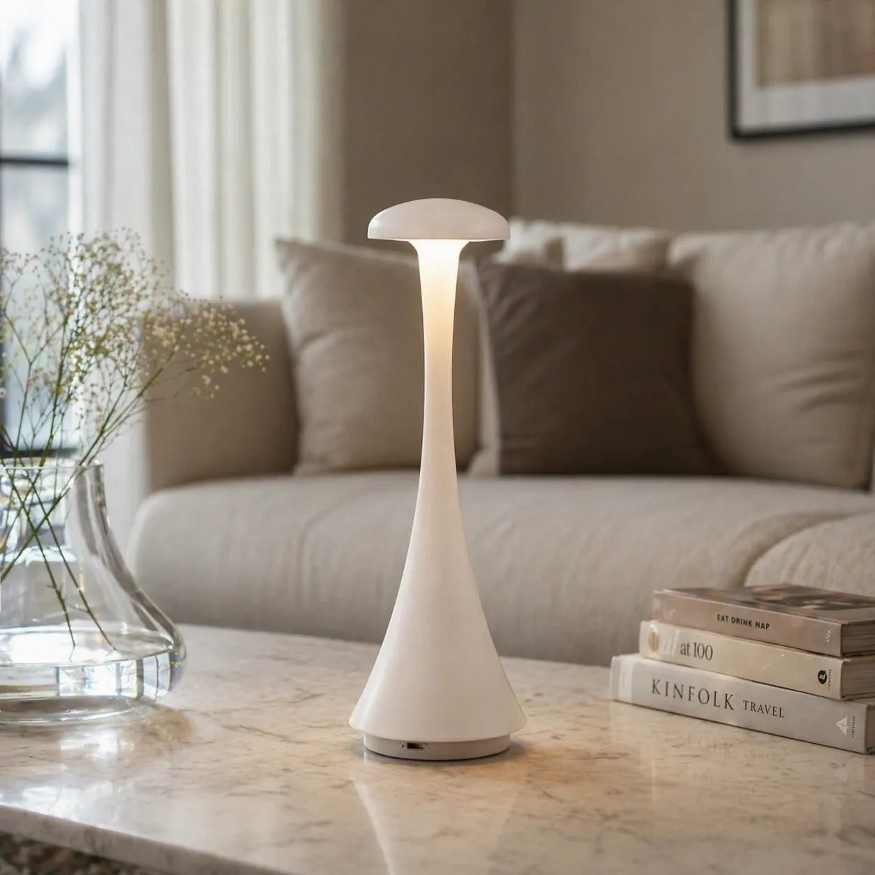 Myco | Mushroom Rechargeable Table Lamp
